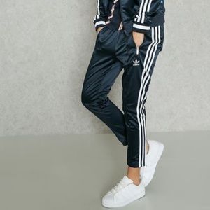 Adidas navy cigarette lounge pants